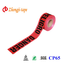 red PE road safety tape